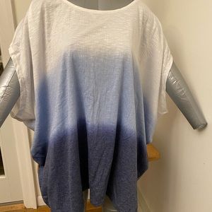 Lane Bryant 18/20 w blouse NWT ombré blue